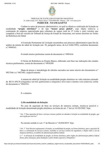 PREGÃO ELETRÔNICO Nº 013/2023 - PARECER E DECISÃO