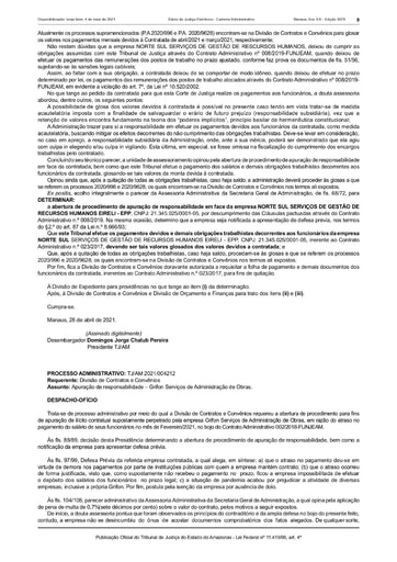 GRIFON SERVICOS DE ADMINISTRACAO DE OBRAS EIRELI - 6° PENALIDADE