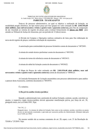 PREGÃO ELETRÔNICO Nº 010/2023 - PARECER E DECISÃO