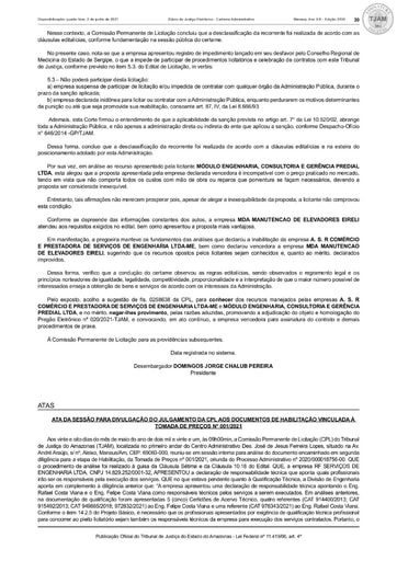 TOMADA DE PREÇOS Nº 001/2021 - ATA DA SESSÃO 28/05/2021 - HABILITAÇÃO - DJE