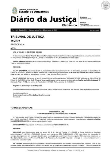 9ª Apostila (Publicação) - CT Nº 042.2023 - FUNJEAM X SBA ENGENHARIA LTDA.pdf