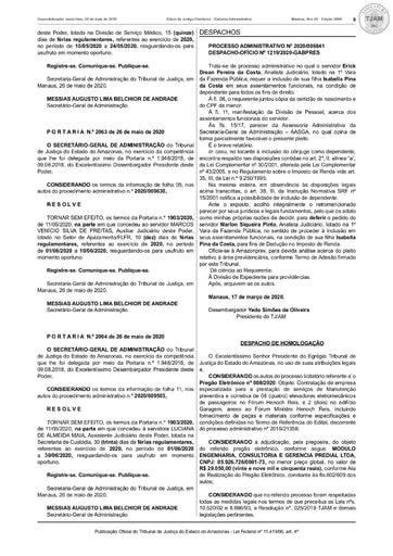 PREGÃO ELETRÔNICO Nº 008/2020 - DESPACHO DE HOMOLOGAÇÃO (DJE)