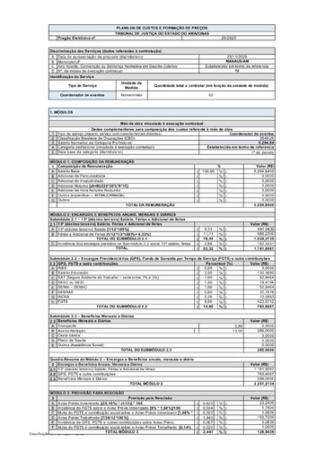 PREGÃO ELETRÔNICO Nº 029/2020 - PROPOSTA RETIFICADA 2 - A. F. SERVIÇOS