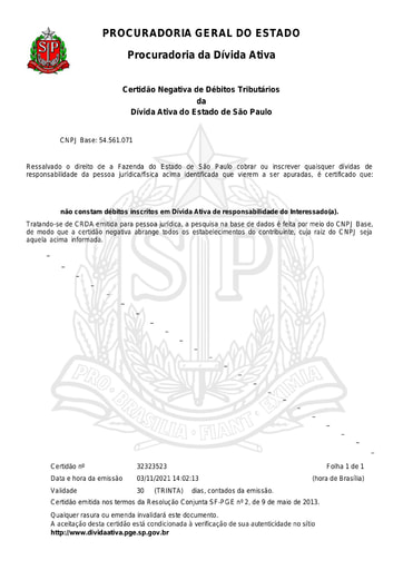 PREGÃO ELETRÔNICO Nº 51/2021 - HABILITAÇÃO - DOCS APÓS DILIGÊNCIA - R&A COMERCIO - ITEM 5