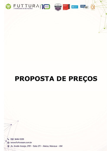 PREGÃO ELETRÔNICO Nº 48/2021 - PROPOSTA - FUTTURA