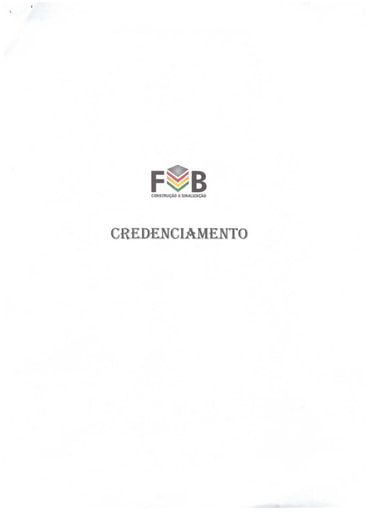 TOMADA DE PREÇOS Nº 002/2021 - CREDENCIAMENTO - FVB