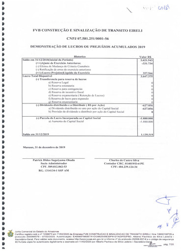 TOMADA DE PREÇOS 001/2021 - HABILITAÇÃO PARTE 3 - FVB