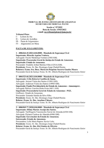 Pauta de 15 03 2022