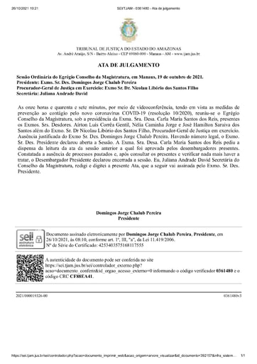 Ata de 19/10/2021