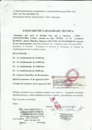 PREGÃO ELETRÔNICO Nº 018/2021 - DOCUMENTOS DE HABILITAÇÃO - GRUPO 3 - SERV CONSTRUTORA