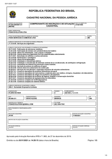PREGÃO ELETRÔNICO Nº 55/2021 - DOCUMENTOS COMPLEMENTARES - HABILITAÇÃO - FENIX