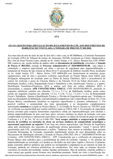 TOMADA DE PREÇOS Nº 001/2021 - ATA DA SESSÃO 11/05/2021