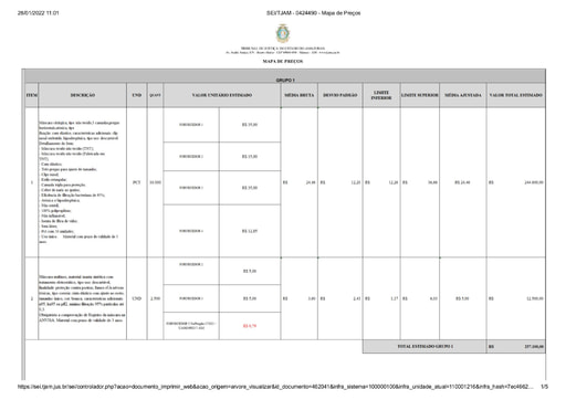 MCP - PREGÃO ELETRÔNICO 016.2022 - PROC. ADM. 2021/000022884-00
