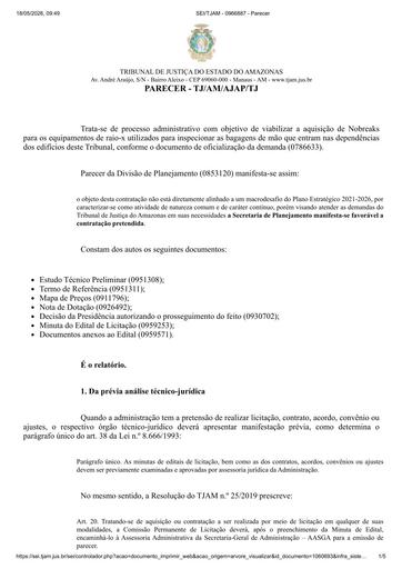 PREGÃO ELETRÔNICO Nº 019/2023 - PARECER E DECISÃO