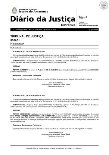 PORTARIA Nº 812.2026 (PUBLICAÇÃO) - DISPENSA LICITAÇÃO - CT 017.2026 - FUNJEAM X BETA BRASIL SERVIÇOS DE CONSERVAÇÃO E LIMPEZA LTDA.pdf