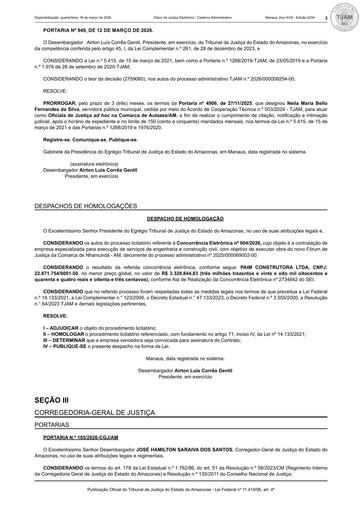 DESPACHO DE HOMOLOGAÇÃO (PUBLICAÇÃO) - CT Nº 022.2026 - FUNJEAM x PAIM CONSTRUTORA LTDA.pdf