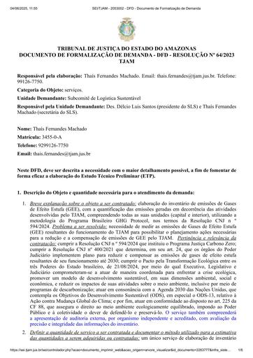 DOCUMENTO DE FORMALIZAÇÃO DE DEMANDA - DFD - CT Nº 020.2025 - FUNJEAM X  ELIZA MARIA OURIVES CONSULTORIA.pdf