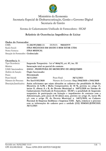 PREGÃO ELETRÔNICO Nº 016/2022 - SUSPENSÃO - STRA NEGOCIOS - G3