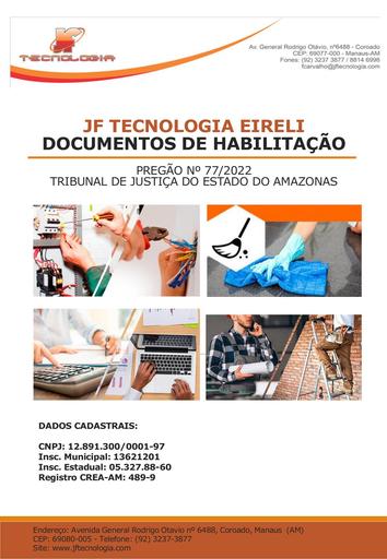 PREGÃO ELETRÔNICO Nº 077/2022 - HABILITAÇÃO - DOC.COMPLEMENTAR - JF TECNOLOGIA