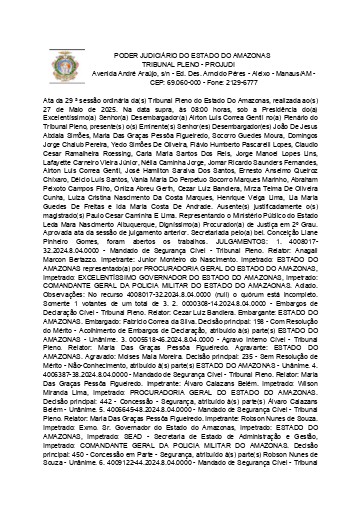 Ata da Sessão Virtual de 27.05.2025