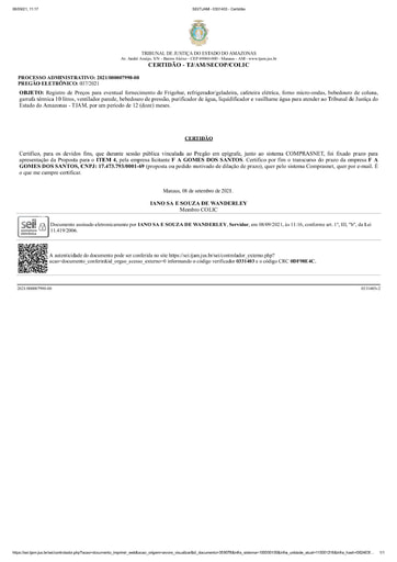 PREGÃO ELETRÔNICO Nº 037/2021 - CERTIDÃO DECURSO DE PRAZO - ITEM 4 - F A GOMES