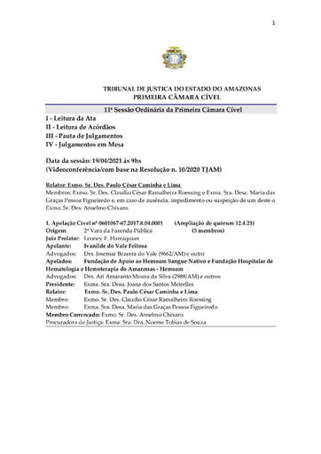 Pauta de Julgamento de 19 04 2021(com Adiados)