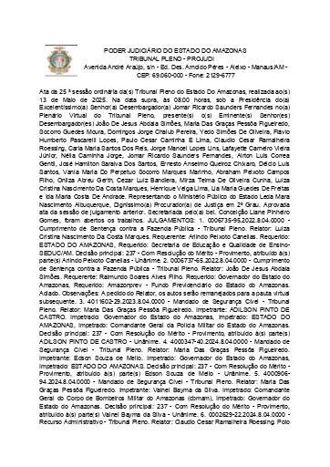 Ata da Sessão Virtual de 13.05.2025