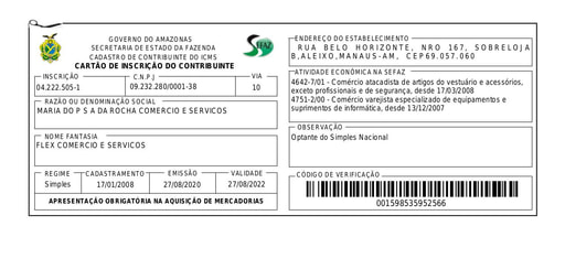 PREGÃO ELETRÔNICO Nº 002/2021 - HABILITAÇÃO - DOCUMENTOS COMPLEMENTARES - ITEM 3 - MARIA DO P. S. A. DA ROCHA