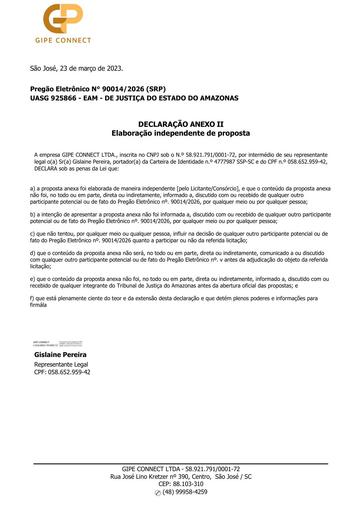 PREGÃO ELETRÔNICO Nº 014/2026 - DOCUMENTAÇÃO EXTRAÍDA DO SICAF E SITES - GIPE - G4