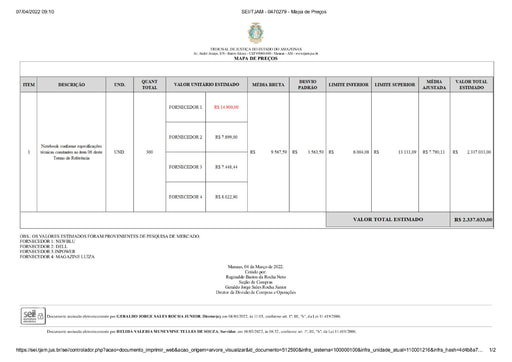 MCP - PREGÃO ELETRÔNICO 037.2022 - PROC. ADM. 2022/000000681-00