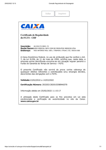 PREGÃO ELETRÔNICO Nº 016/2022 - DOCUMENTOS RETIRADOS DO SICAF E SITES - G3 - VERO