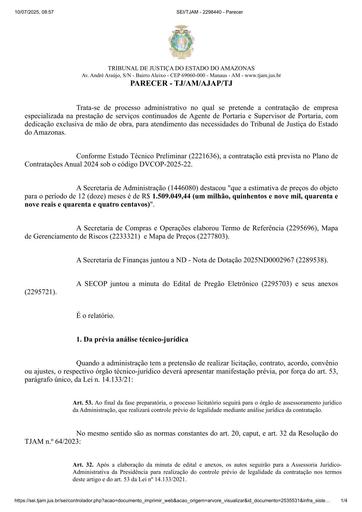 PREGÃO ELETRÔNICO Nº 016/2025 - PARECER E DECISÃO