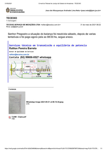 PREGÃO ELETRÔNICO Nº 018/2021 - E-MAIL - PRORROGAÇÃO DE PRAZO - GRUPO 3 - TEC EIXO