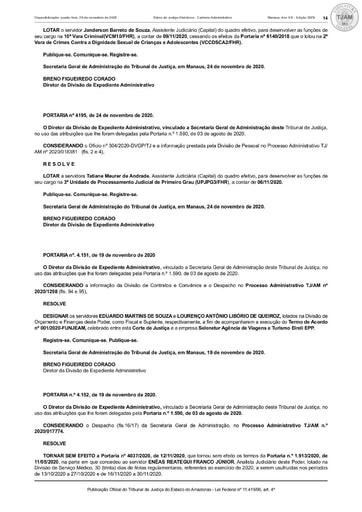 PORTARIA nº  4.151 - Designação de Fiscais