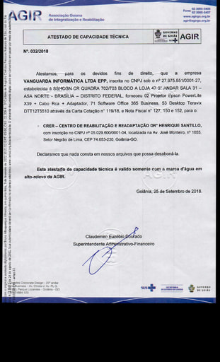 PREGÃO ELETRÔNICO Nº 020/2022 - DOCUMENTAÇÃO COMPLEMENTAR - HABILITAÇÃO - GRUPO 2 - VANGUARDA
