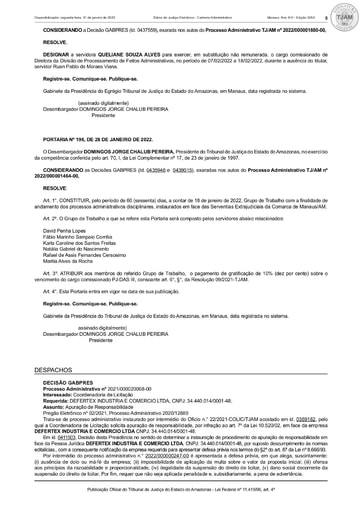 DEFERTEX INDUSTRIA E COMERCIO LTDA
