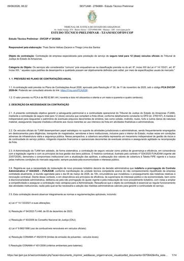PREGÃO ELETRÔNICO Nº 047/2026 - ESTUDO TÉCNICO PRELIMINAR