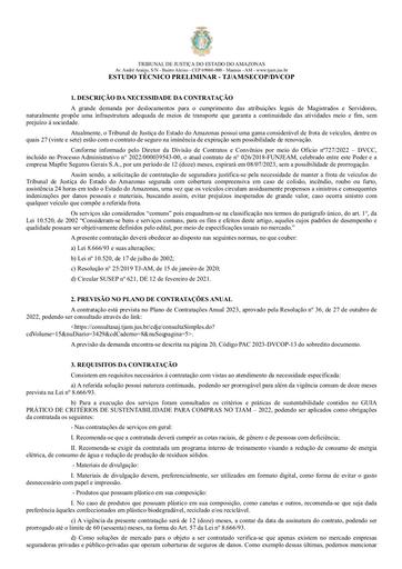 ESTUDO TÉCNICO PRELIMINAR - CT Nº 016/2023 - FUNJEAM x PORTO SEGURO COMPANHIA DE SEGUROS GERAIS