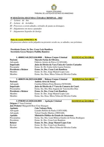 Pauta da 2ª Câmara Criminal do dia 03.04.2023, 9h.doc