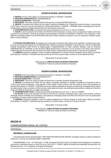 EXTRATO Nº 061.2026 (PUBLICAÇÃO) - 3º TERMO ADITIVO - CT Nº 039.2024 - FUNJEAM x MTNSAT BRAZIL LTDA.pdf