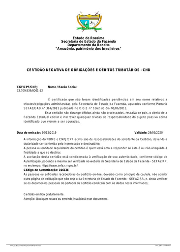 PREGÃO ELETRÔNICO Nº 021/2021 - DOCUMENTOS EXTRAÍDOS SICAF E SITE - TONNY ERIC
