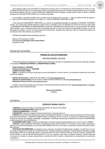 PREGÃO ELETRÔNICO Nº 028/2020 - AVISO DE LICITAÇÃO - DJE