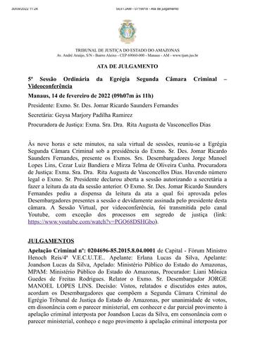 05ª Sessão 2ªCCRIM 14.02.2022