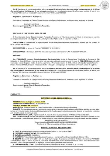 EXTRATO N° 50.2026 (PUBLICAÇÃO) TERMO DE DOAÇÃO Nº 10.2026 - TJAM x POLÍCIA CIVIL DO ESTADO DO AMAZONAS.pdf
