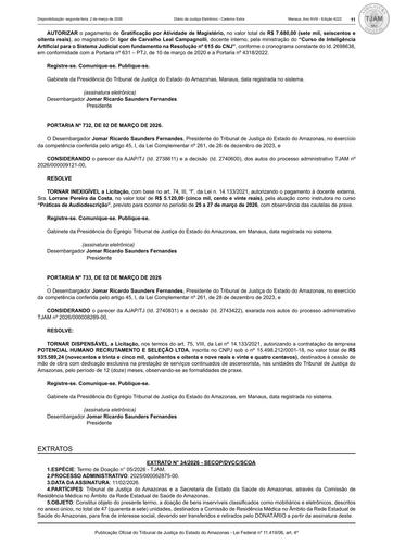 PORTARIA Nº 733.2026 (PUBLICAÇÃO) - DISPENSA DE LICITAÇÃO - CT 016.2026 - FUNJEAM X POTENCIAL HUMANO RECRUTAMENTO E SELEÇÃO LTDA.pdf