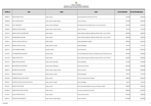 Pessoal Contratado Sob Regime de Direito Administrativo - 11/2020