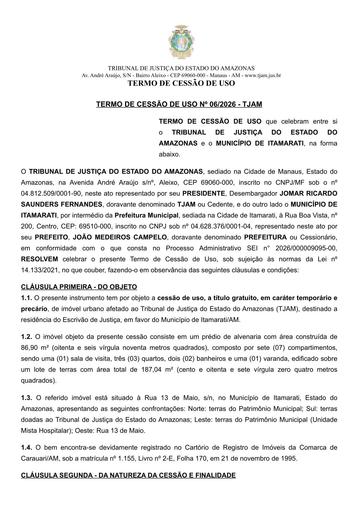 TERMO DE CESSÃO DE USO N° 06.2026 - TJAM x MUNICÍPIO DE ITAMARATI.pdf