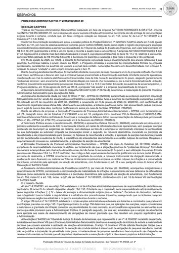 ANTONIO RODRIGUES & CIA LTDA - PAR 2