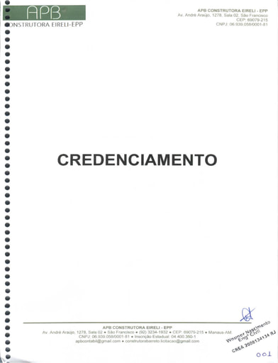TOMADA DE PREÇOS Nº 002/2021 - DECLARAÇÕES - APB