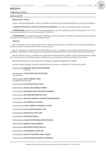 Plano Anual de Auditoria 2021